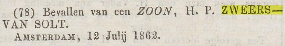 Klik voor foto in apart venster geboorteadvertentie_hendrik_bernardus_cornelis_zweers.jpg