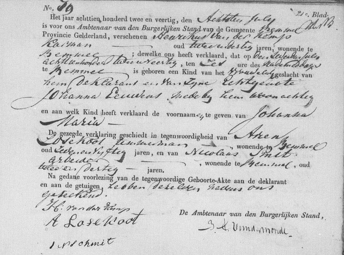 Klik voor foto in apart venster geboorteaktenr_____79_1842_bemmel_johanna_maria_van_der_kemp.jpg