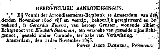 Klik voor foto in apart venster gerardus_zweers_en_elisabeth_steenman_gergtelijke_aankondigingen.jpg
