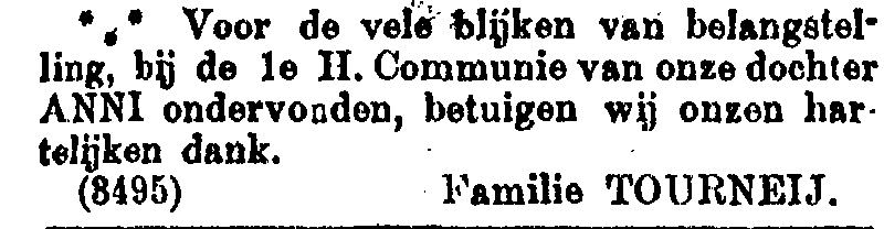 Klik voor foto in apart venster johanna_alberta_christina_dankbetuiging_1e_communie_de_gelderlander_19090425_003.png