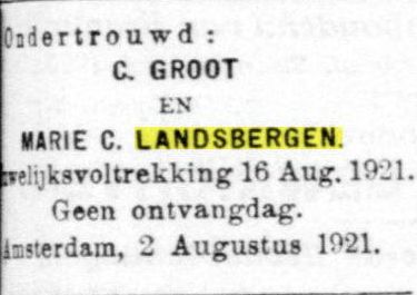 Klik voor foto in apart venster ondertrouwadvertentie_cornelis_groot_en_marie_cornelia_liduina_landsbergen.jpg