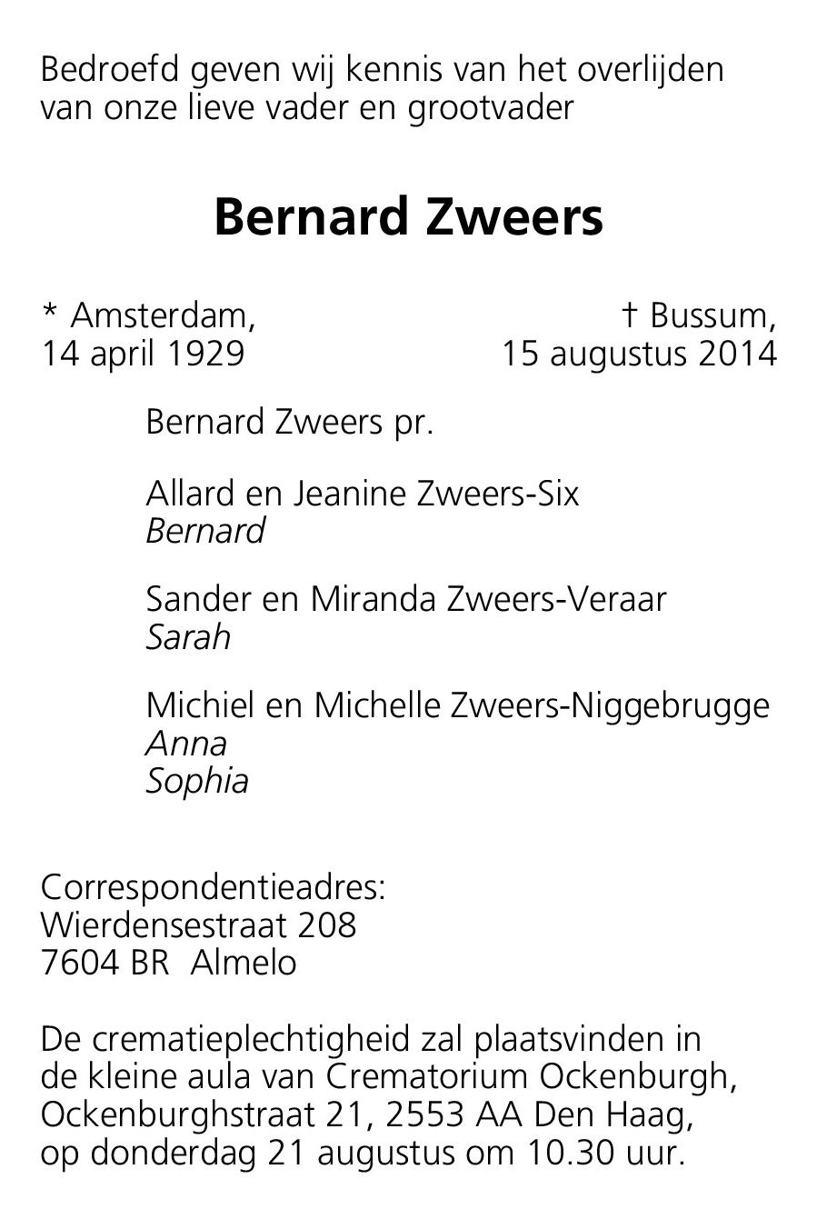 Klik voor foto in apart venster overlijdensadvertentie_bernard_zweers.jpg