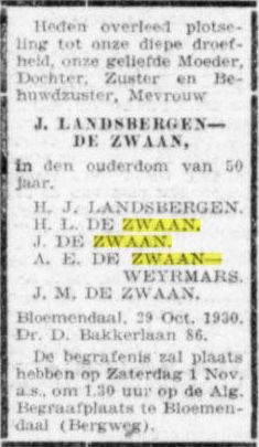 Klik voor foto in apart venster overlijdensadvertentie_johanna_de_zwaan.jpg