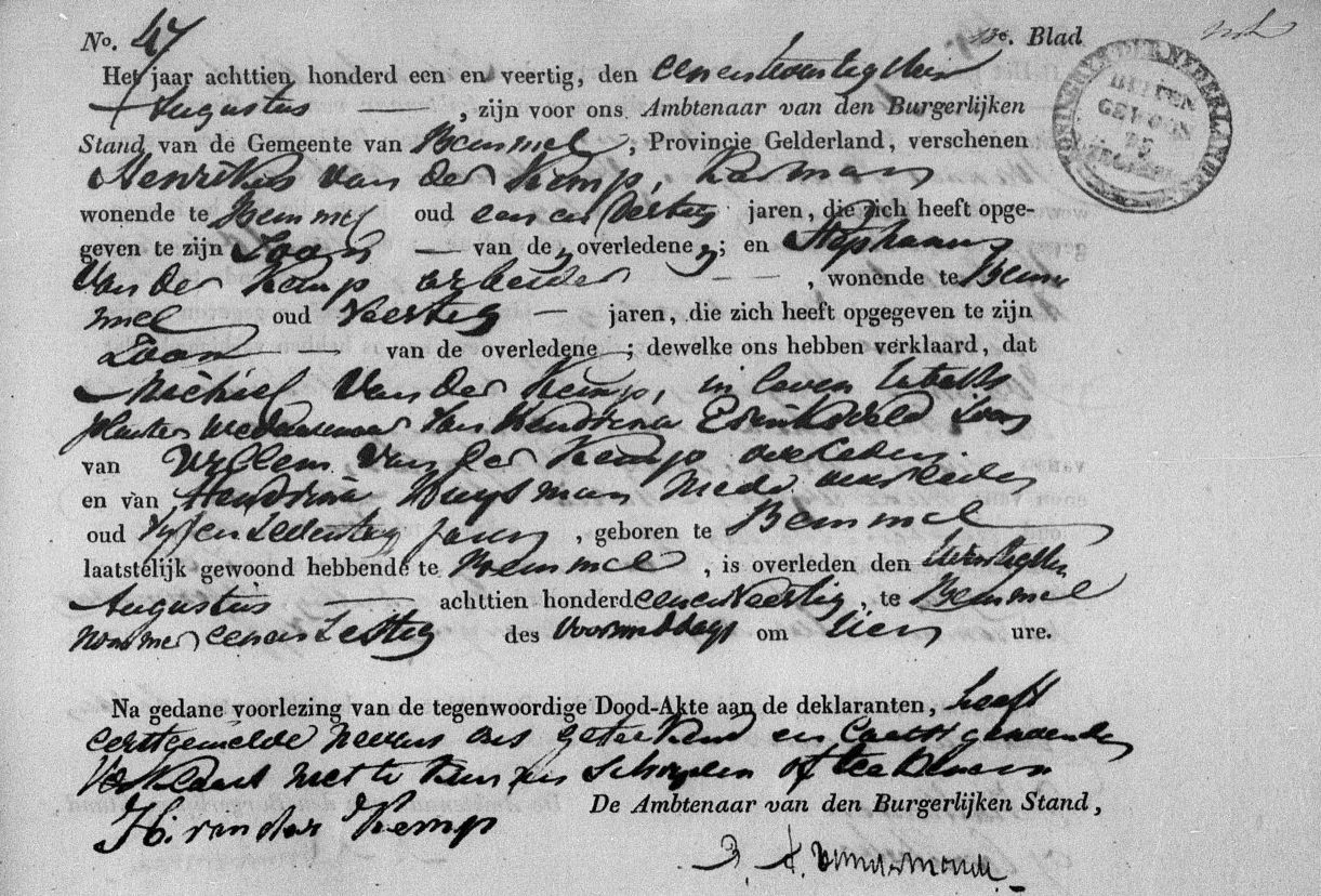 Klik voor foto in apart venster overlijdensaktenr_____47_1841_bemmel_michiel_van_der_kemp.jpg