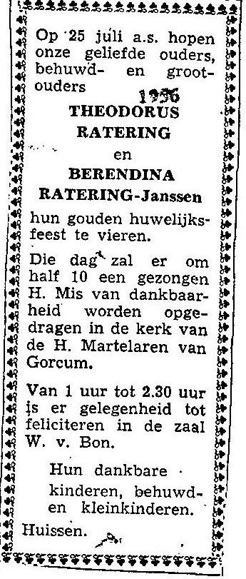 Klik voor foto in apart venster huwelijksadvertentie_50_jaar_theodorus_ratering_en_bernardina_jansen.jpg