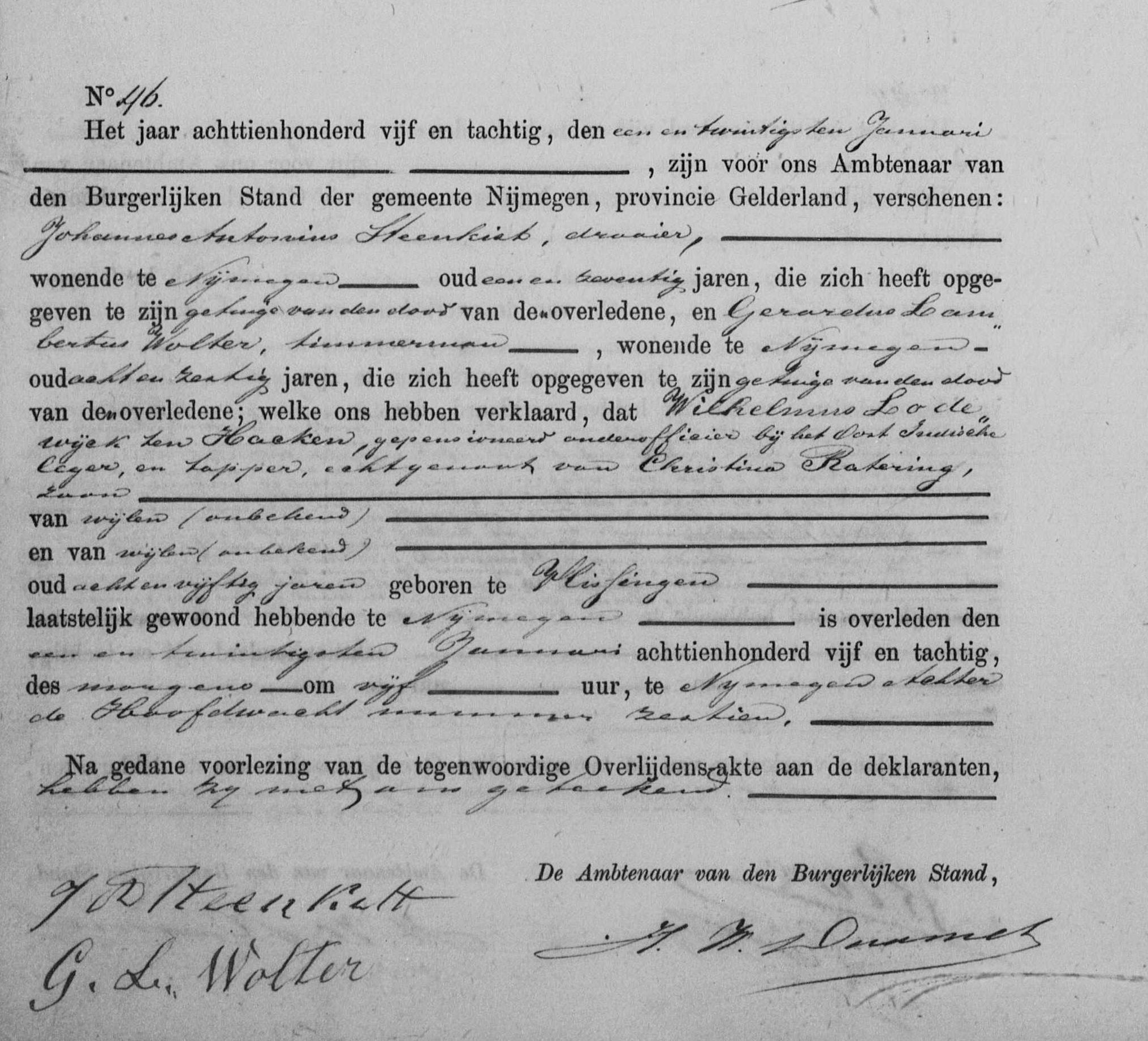 Klik voor foto in apart venster overlijdensaktenr_____46_1885_nijmegen_wilhelmus_lodewijk_ten_hacken.jpg