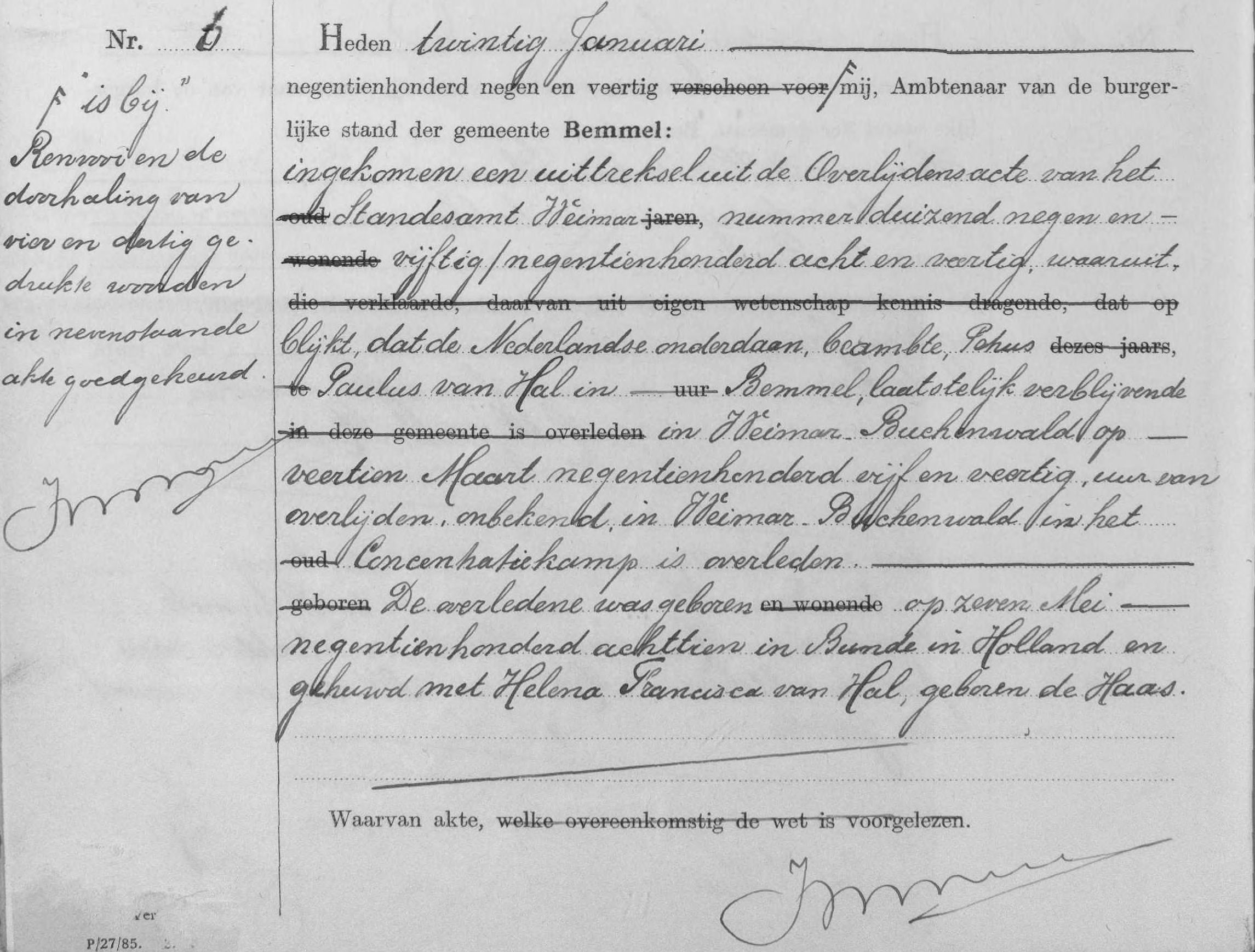 Klik voor foto in apart venster overlijdensaktenr_______6_1945_buchenwald_petrus_paulus_van_hal.jpg